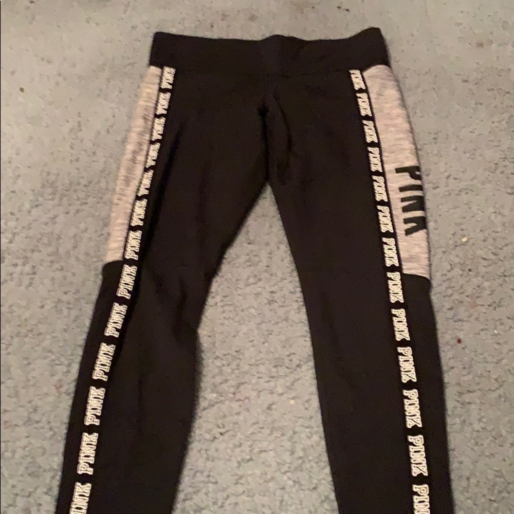 PINK fleece lined leggings